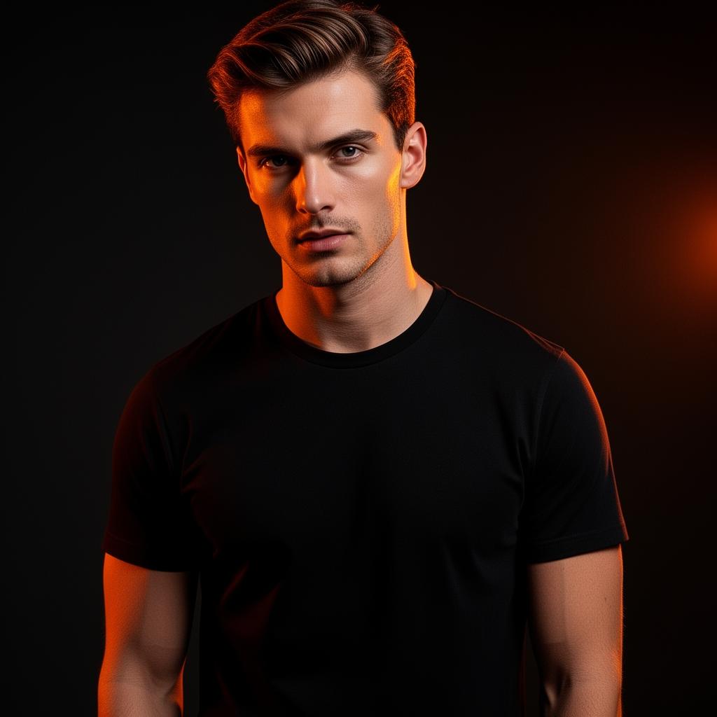 Premium black t-shirt